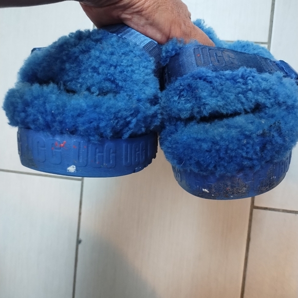 UGG Blue FluffitaSlippers - Picture 5 of 13